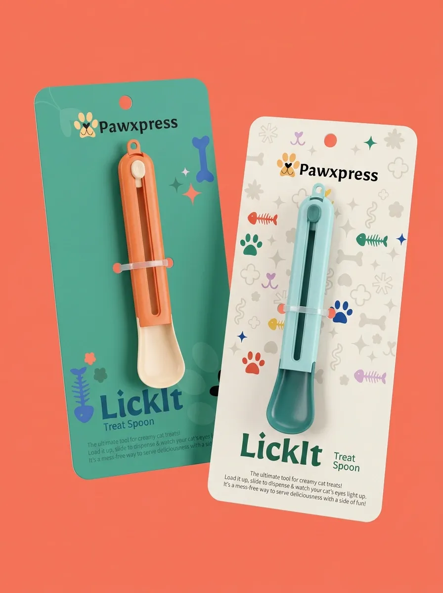 Pawxpress product card packaging — design one